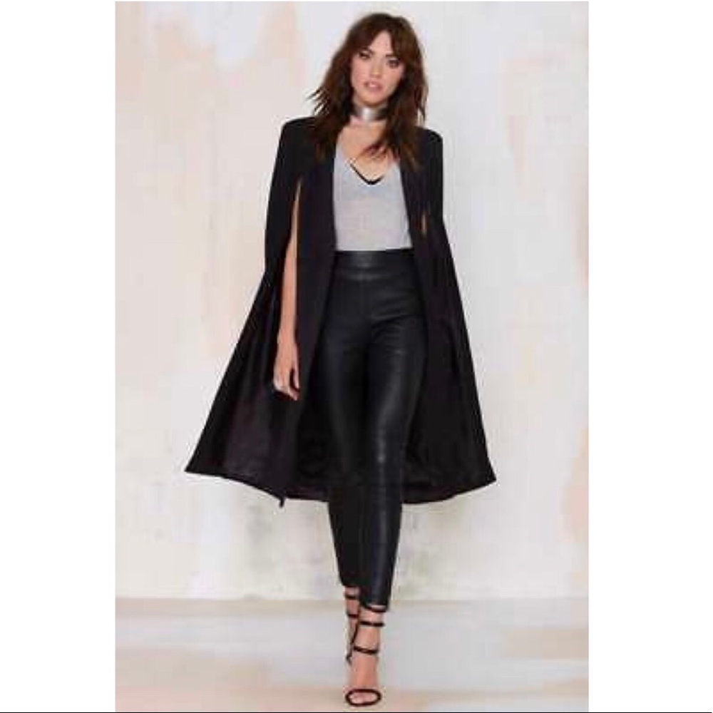 Never worn Lavish Alice Long Black Cape